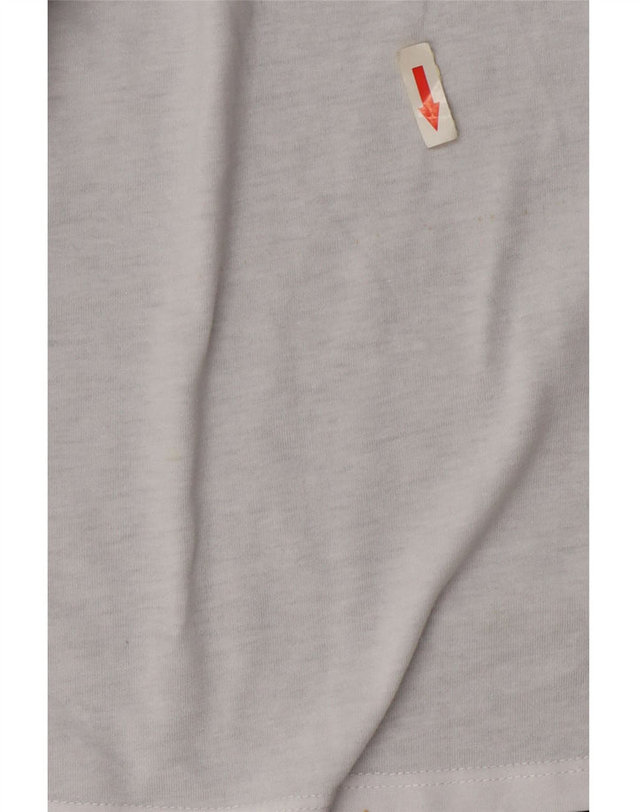 Tricou cu grafic Fila pentru femei Top UK 14 Medium White Colorblock Poliester