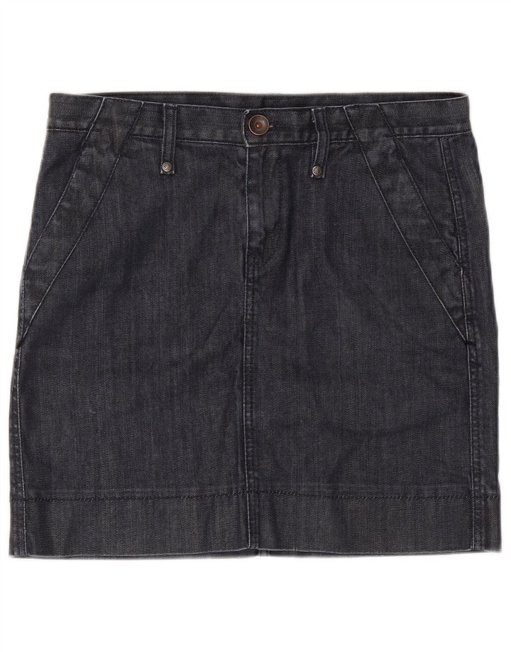 Fusta de blugi pentru femei Benetton W32 mare bleumarin