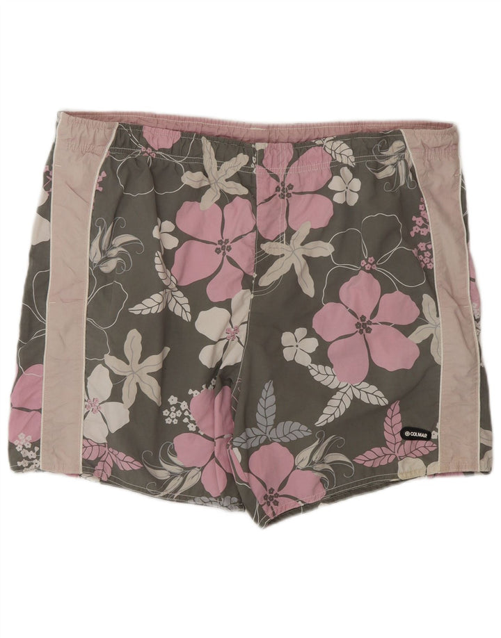 Pantaloni scurți de înot Colmar pentru bărbați EU 52, mari, gri, poliester floral