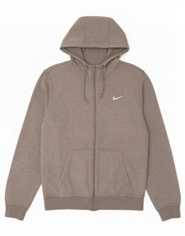 Pulover Nike pentru bărbați, cu fermoar, din bumbac mic, gri pete