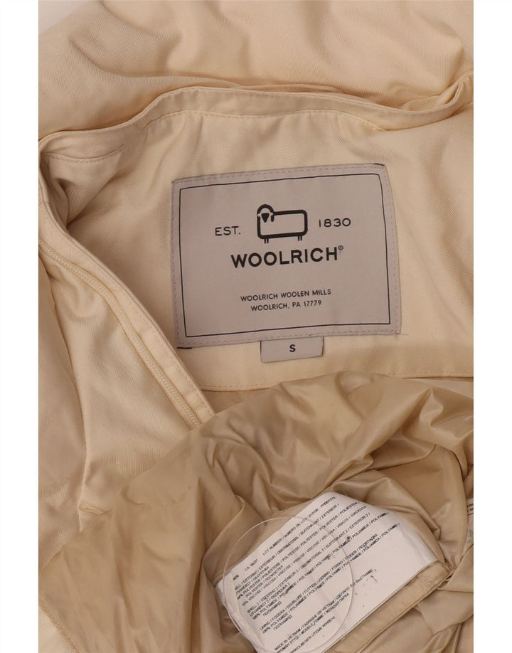 Jachetă căptușită pentru femei Woolrich UK 10, poliester alb închis