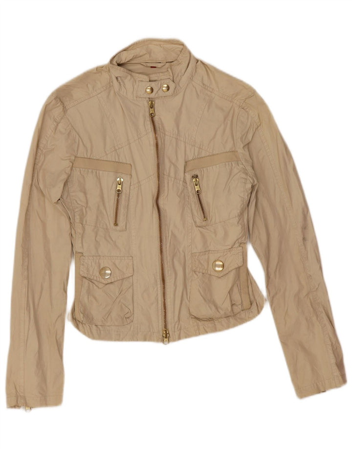 Jachetă Fay pentru femei Crop Utility UK 8 Small Beige