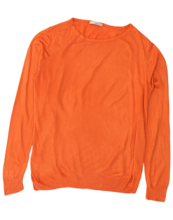 Pulover pentru femei Marks & Spencer cu gât de barcă UK 16 mare portocaliu acrilic
