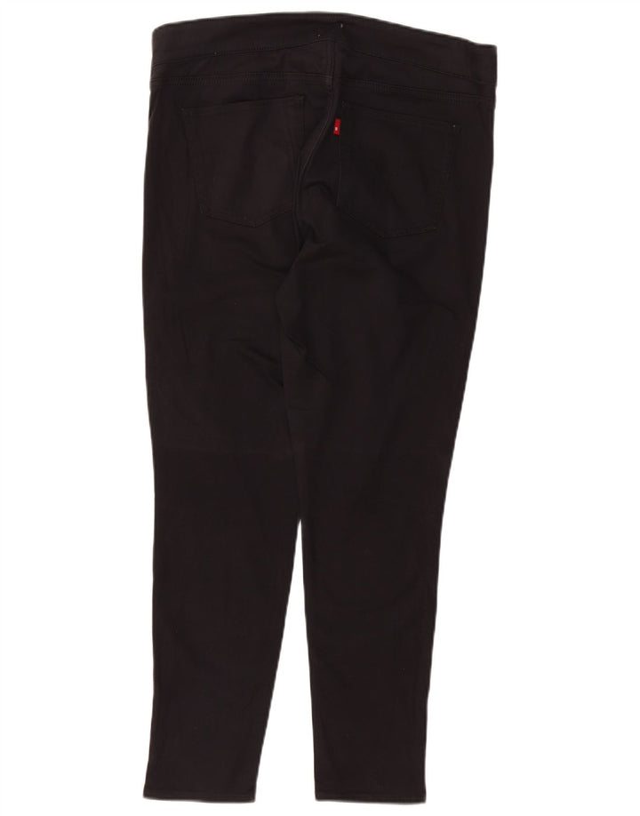 Pantaloni casual slim pentru femei Levi's L34 L27 negri