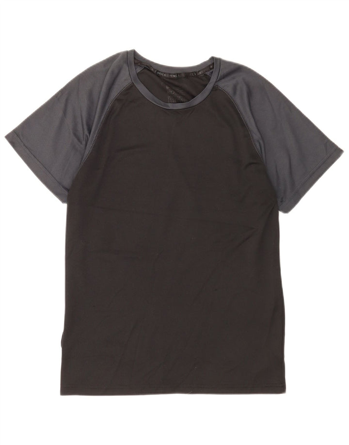Tricou IsoCool pentru bărbați Mountain Warehouse Top mic negru Colorblock