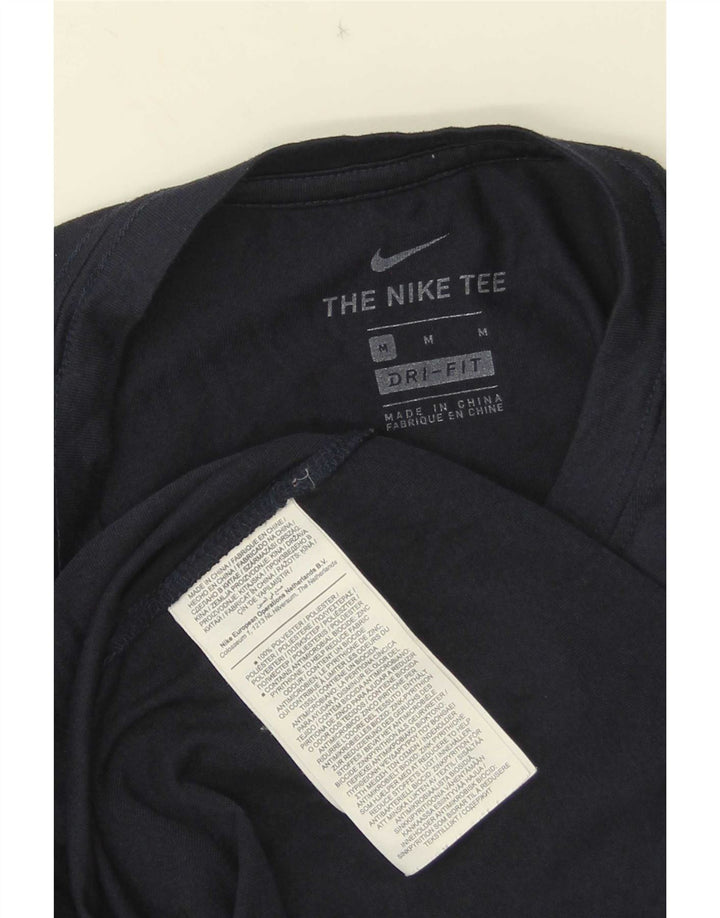 Tricou grafic Nike Dri Fit pentru bărbați Top Mediu Poliester bleumarin