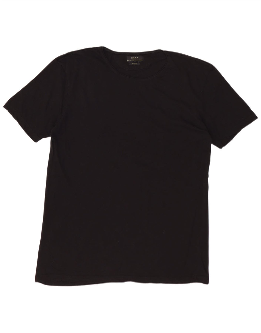 Tricou ZARA pentru bărbați Easy Fit Top mare negru