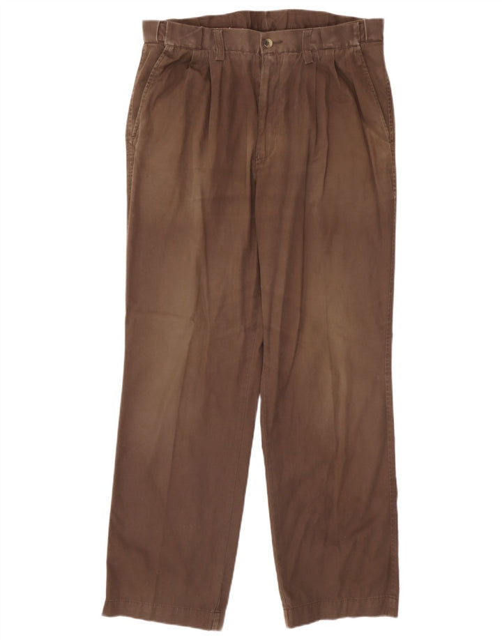Marks & Spencer Pantaloni chino pentru femei Blue Harbour Pegged W34 L30 maro