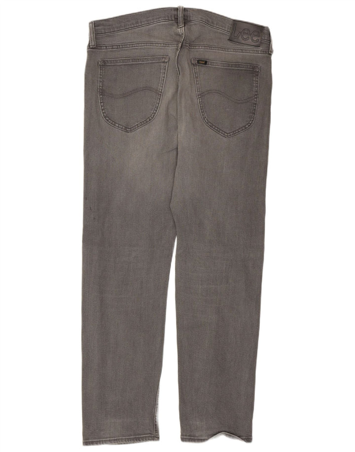 Blugi Lee pentru bărbați Daren Zip Fly Slim W34 L30 bumbac gri