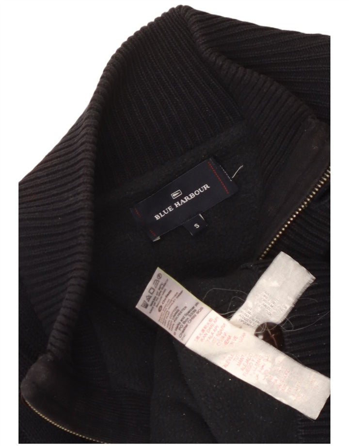 Pulover cardigan pentru bărbați Marks & Spencer, Blue Harbour, mic din bumbac bleumarin