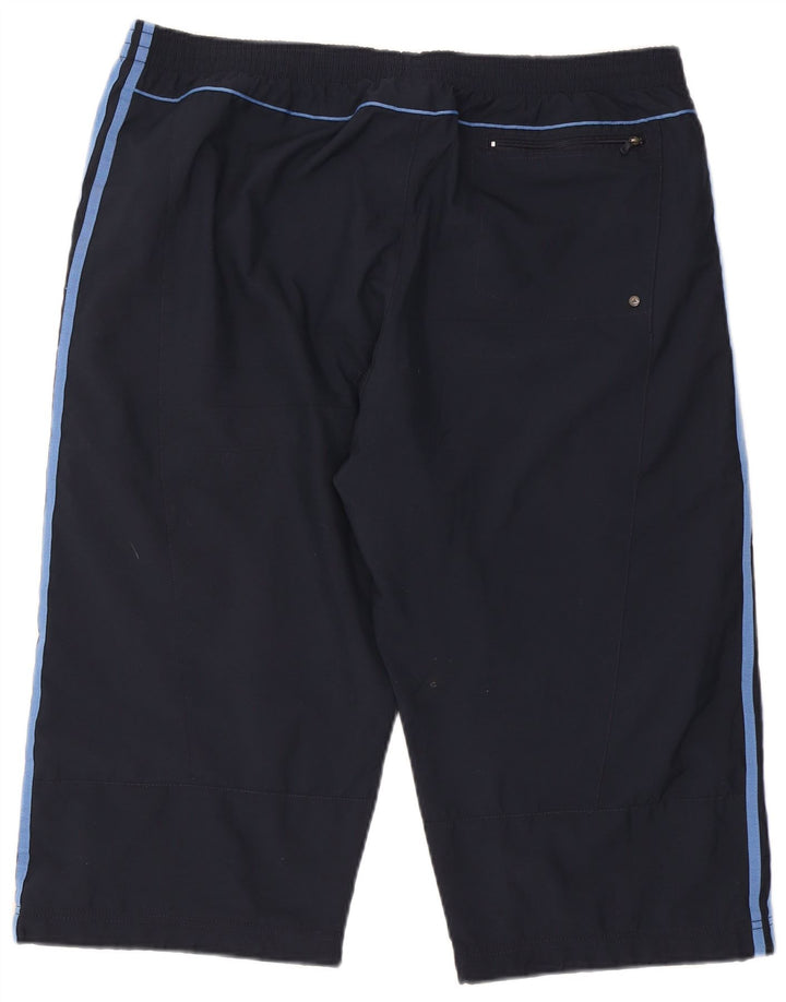 Pantaloni scurți sport Bermude Adidas pentru bărbați 2XL, poliester bleumarin