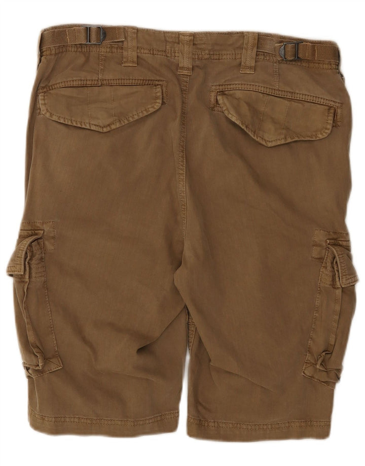 Pantaloni scurti cargo Superdry pentru bărbați W32, bumbac mediu kaki