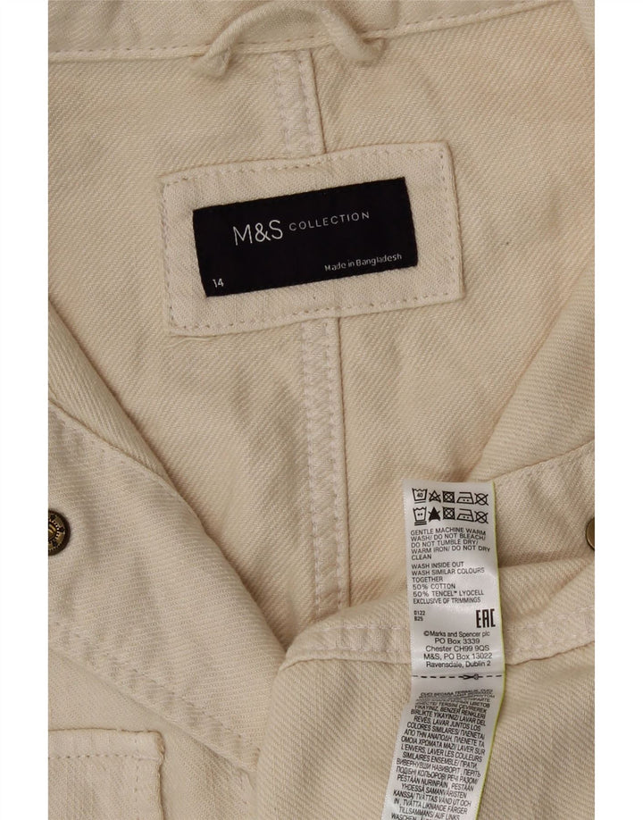 Jachetă pentru femei Marks & Spencer UK 14, mare, bej, bumbac