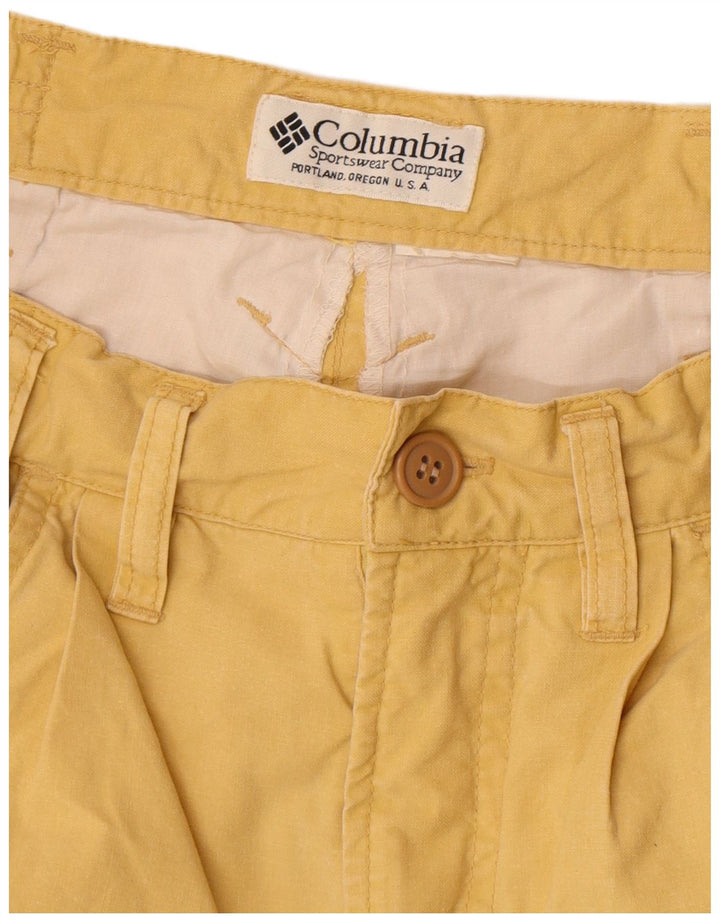 Pantaloni scurți cargo Columbia pentru bărbați W28 Small Yellow