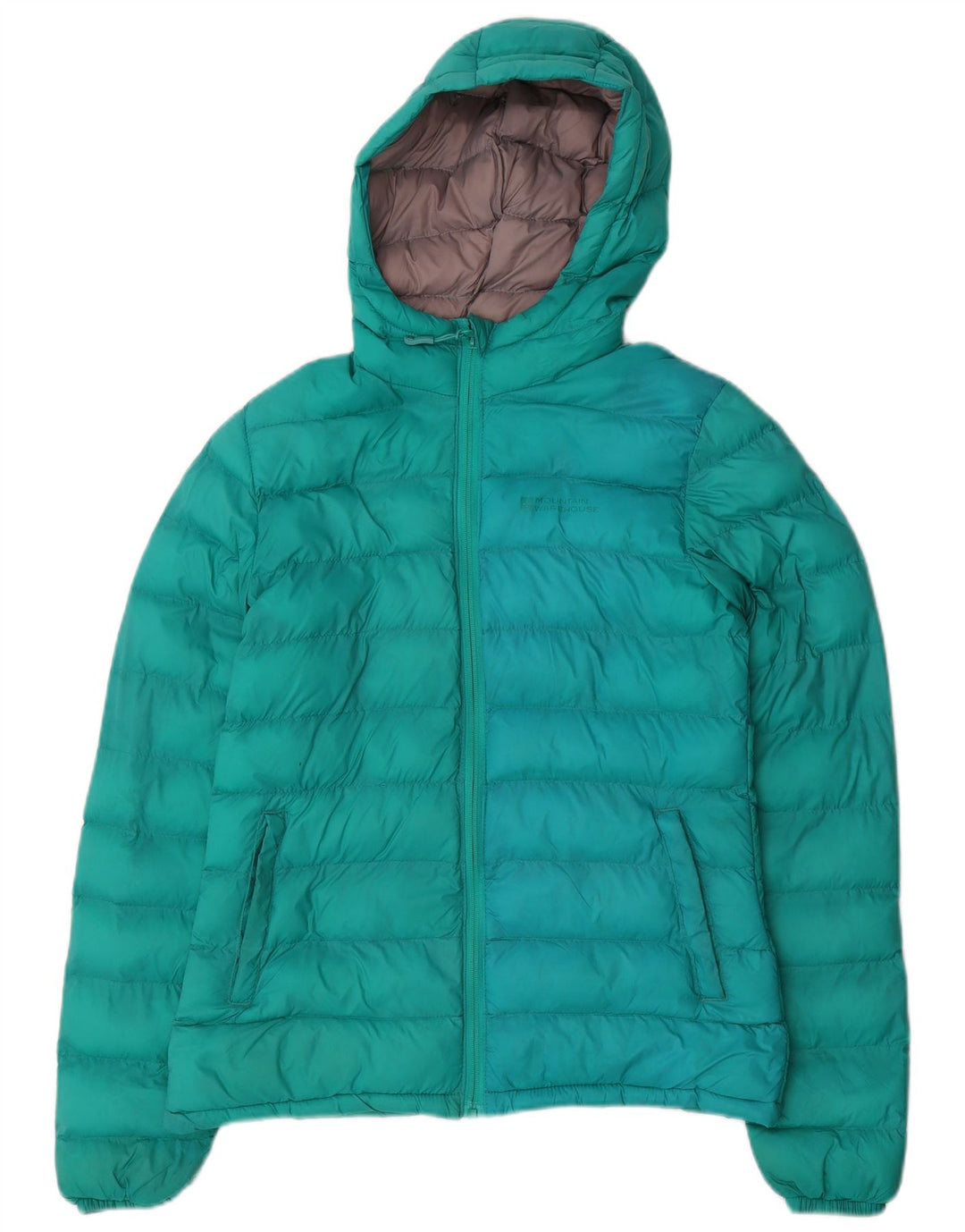 Jachetă căptușită cu glugă pentru femei Mountain Warehouse UK 8 Small Green Colorblock