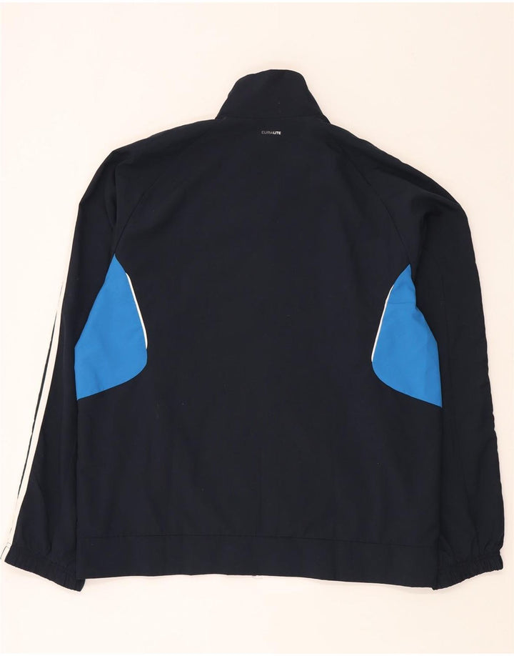Jachetă de top pentru trening Climalite pentru bărbați Adidas, mare, albastru bleumarin