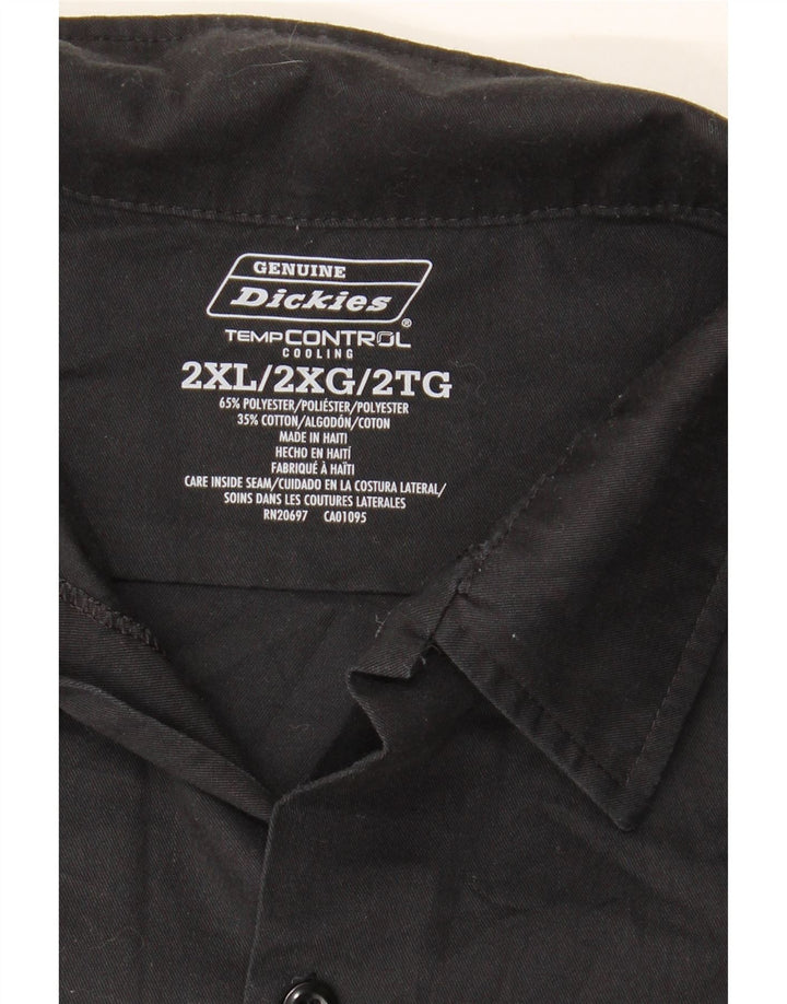 Cămașă pentru bărbați Dickies 2XL poliester negru