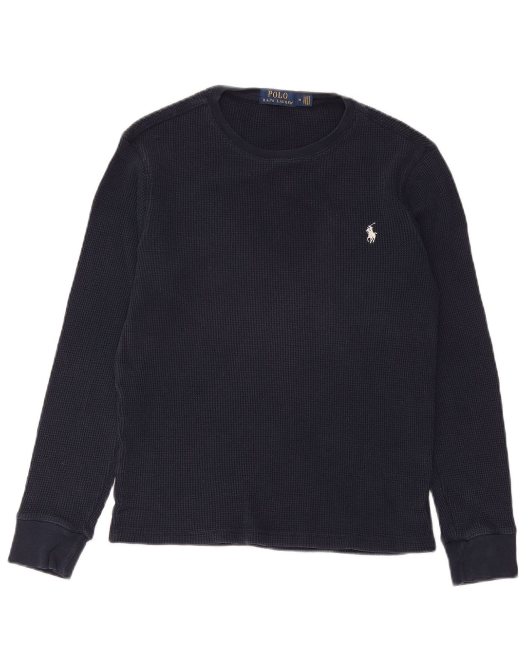 Top pentru bărbați Polo Ralph Lauren cu mânecă lungă, mediu, bleumarin, bumbac