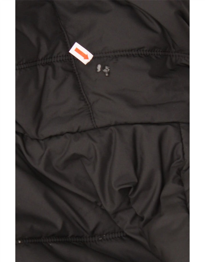 JACK WOLFSKIN Jachetă căptușită cu glugă pentru bărbați UK 40 Poliester mediu negru