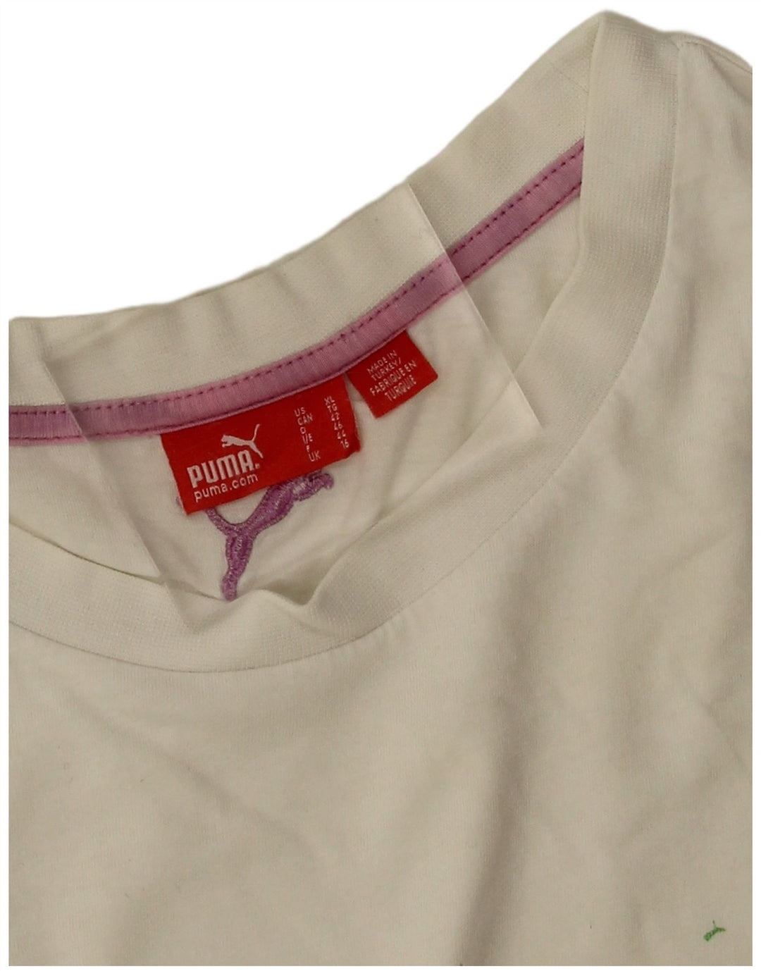 Tricou grafic Puma pentru femei Top UK 16 Large Off White