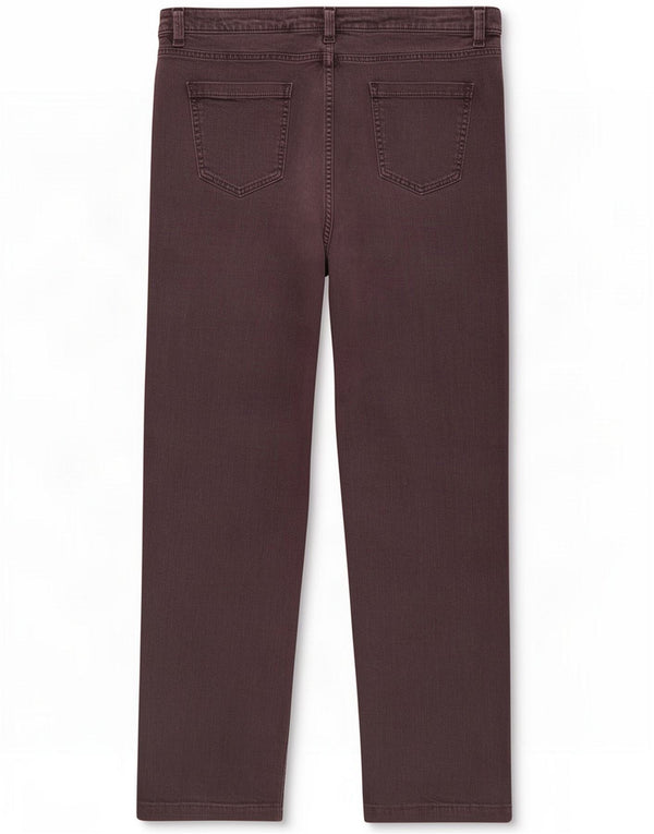 Marks & Spencer Blugi drepti pentru femei Marea Britanie 22 3XL W42 L28 Maro Bumbac