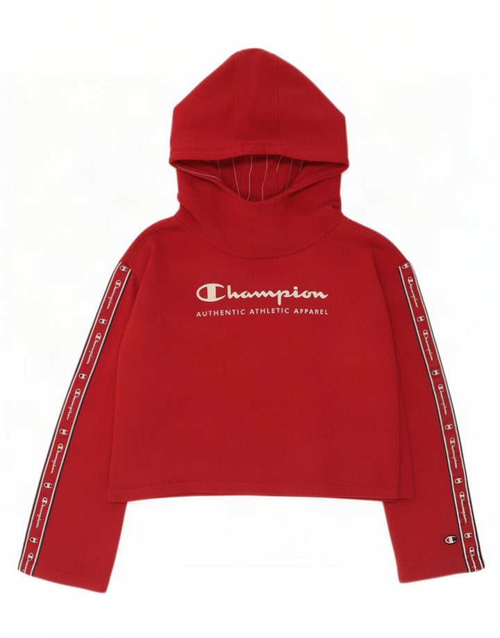 Pulover pentru femei Champion Crop Graphic Pulover UK 14 Medium Red