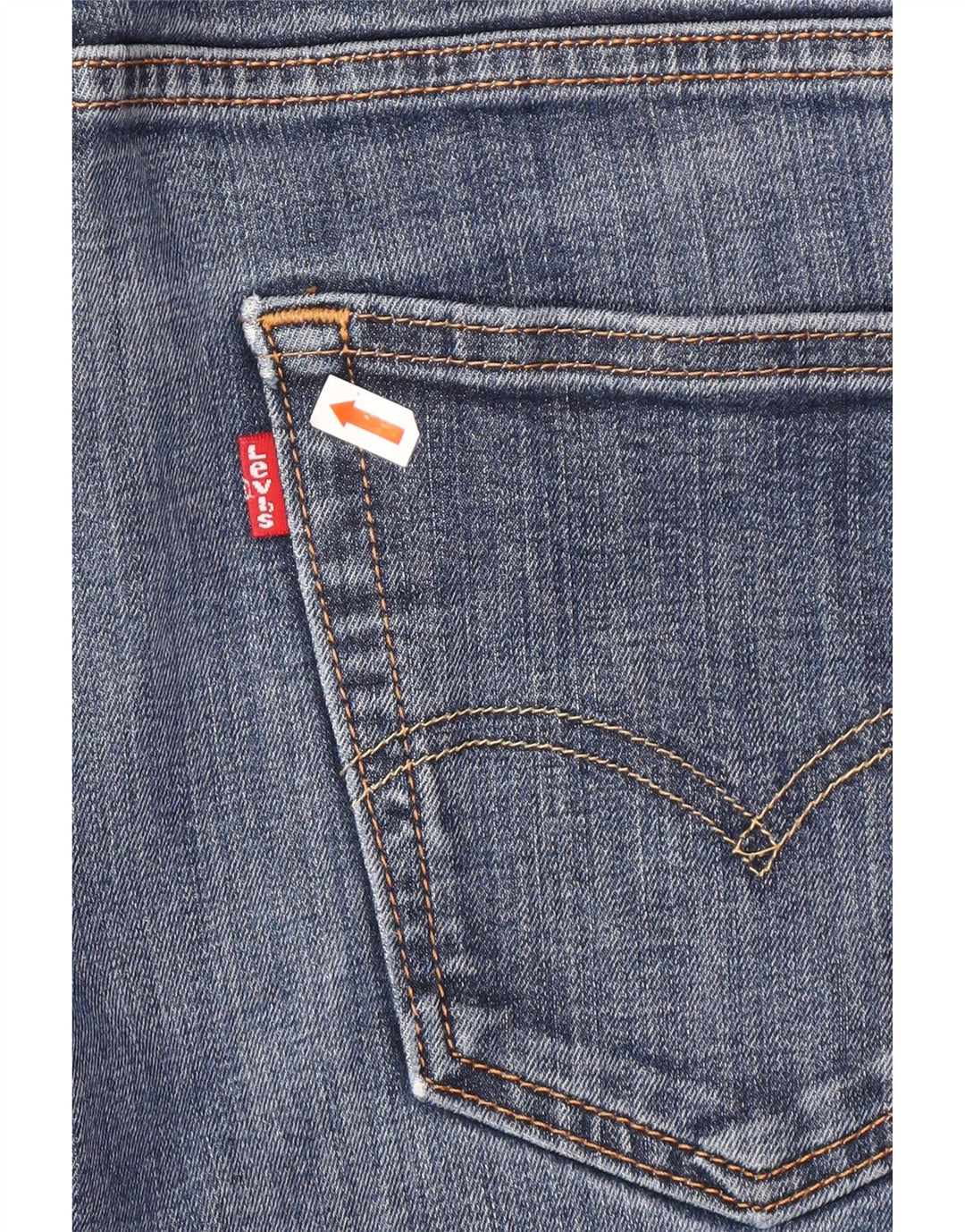 Pantaloni scurți din blugi pentru bărbați LEVI'S 502 W33, bumbac albastru mediu