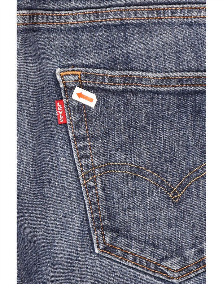 Pantaloni scurți din blugi pentru bărbați LEVI'S 502 W33, bumbac albastru mediu