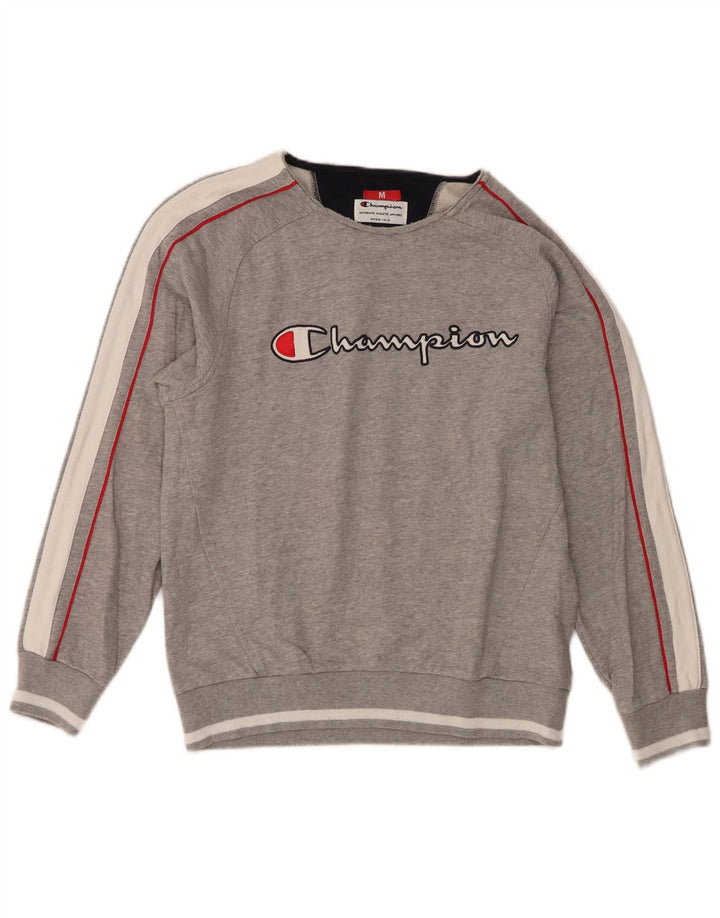 Pulover cu grafic pentru femei Champion UK 14 Gri mediu Colorblock