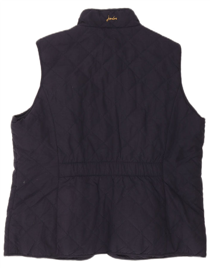 Gilet matlasat Joules pentru femei UK 18 XL bleumarin poliester