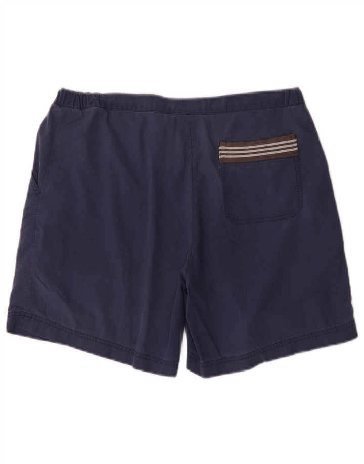 Pantaloni scurți chino pentru femei Adidas UK 12 Medium W32 Poliamidă bleumarin