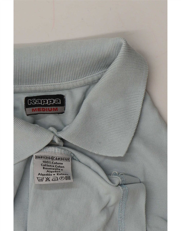Tricou polo Kappa pentru femei UK 12, bumbac albastru mediu
