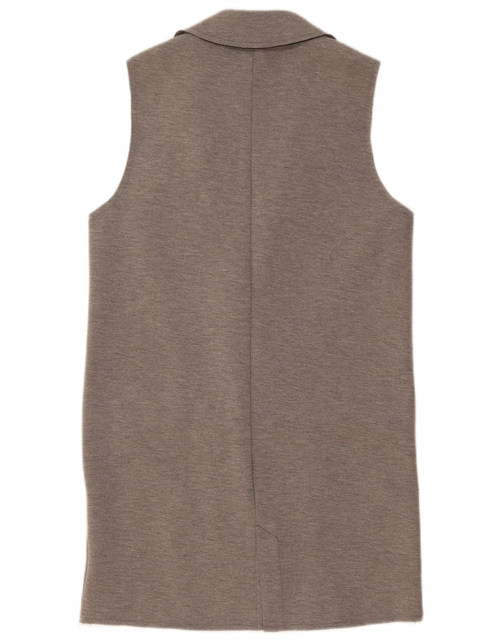 Gilet cu paragate pentru femei Topshop UK 8, mic, gri, poliester cu pături