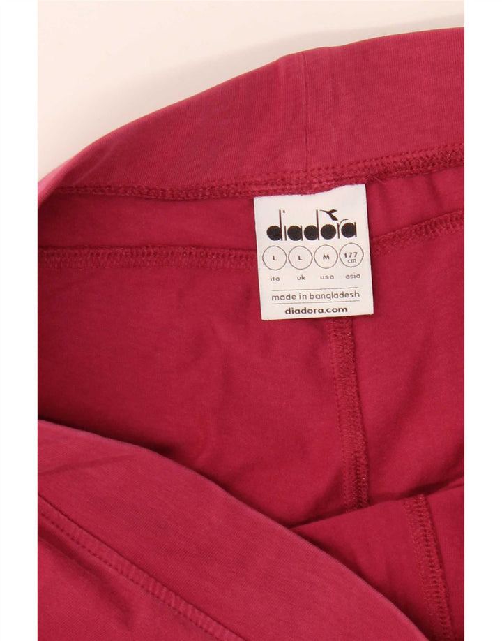 Leggings Diadora pentru femei UK 14 Large Red