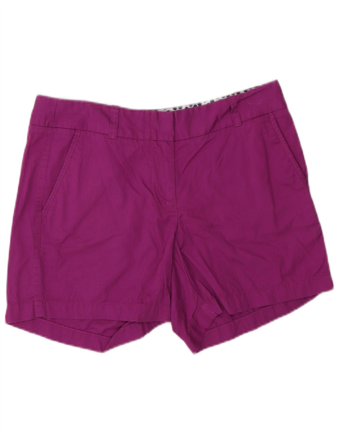 Pantaloni scurti chino pentru femei J. CREW US 4 Small W30 Purple Bumbac