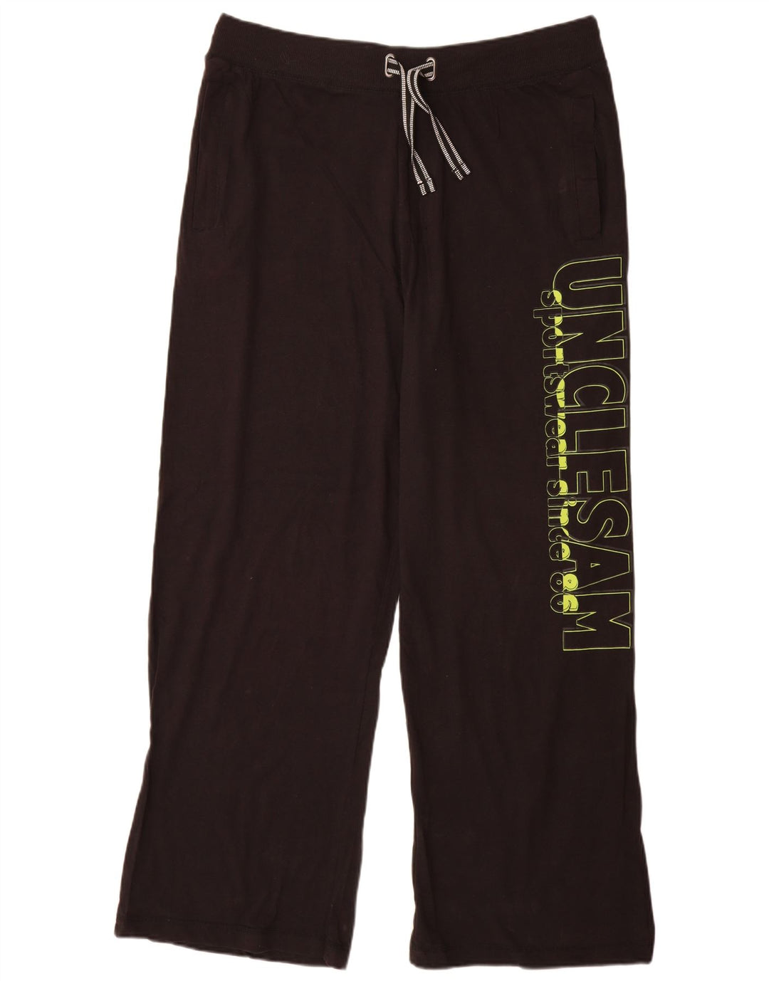 Pantaloni de trening grafic pentru bărbați Uncle Sam 2XL bumbac negru