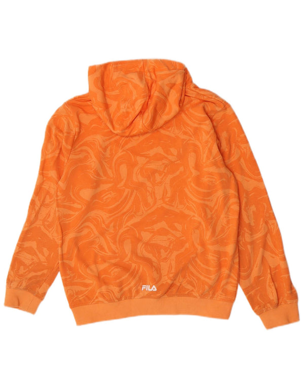 Pulover Fila Băieți 11-12 Ani Bumbac Tie Dye Portocaliu
