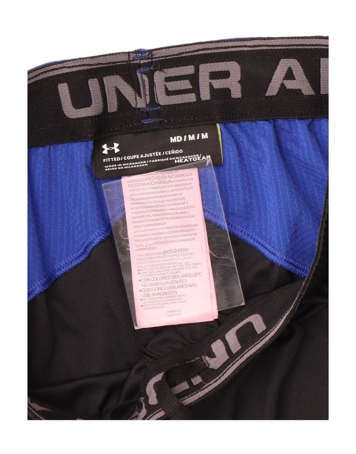 Pantaloni scurți sport Under Armour Heat Gear pentru bărbați, poliester color bloc mediu, negru