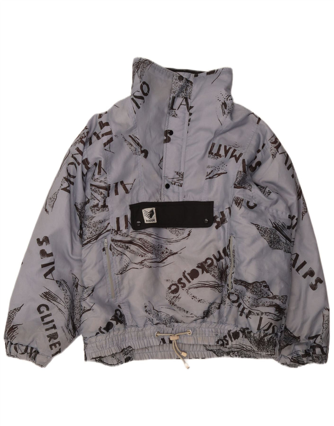 Jachetă Anorak grafică pentru bărbați TACTEL UK 48 4XL Albastru Poliamidă