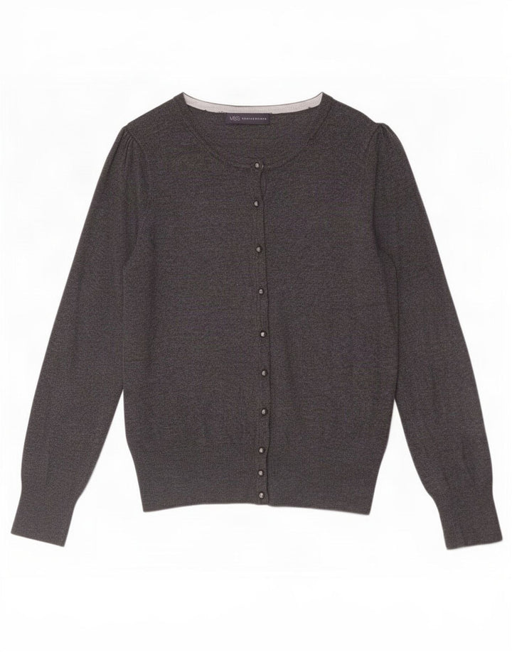Pulover cardigan pentru femei Marks & Spencer UK 8 mic, gri, viscoză