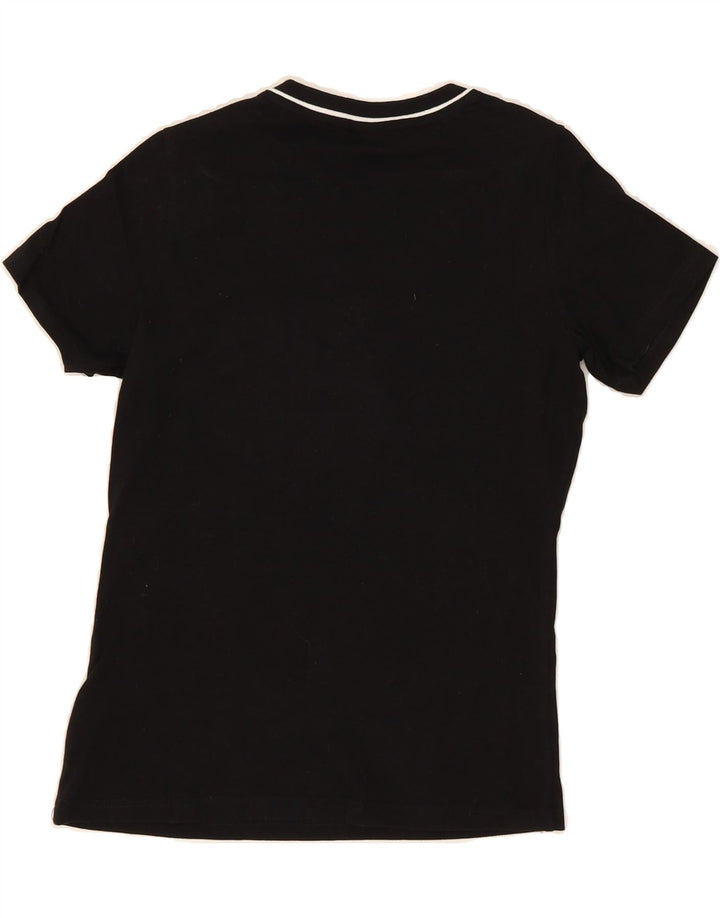 FILA Womens T-Shirt Top UK 10 Small Black Cotton Vintage Fila and Second-Hand Fila from Messina Hembry 