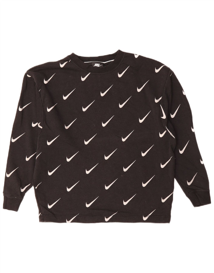Pulover grafic pentru bărbați NIKE XS bumbac negru