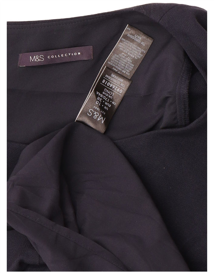 Marks & Spencer rochie bodycon pentru femei UK 10 mic, bleumarin, poliester