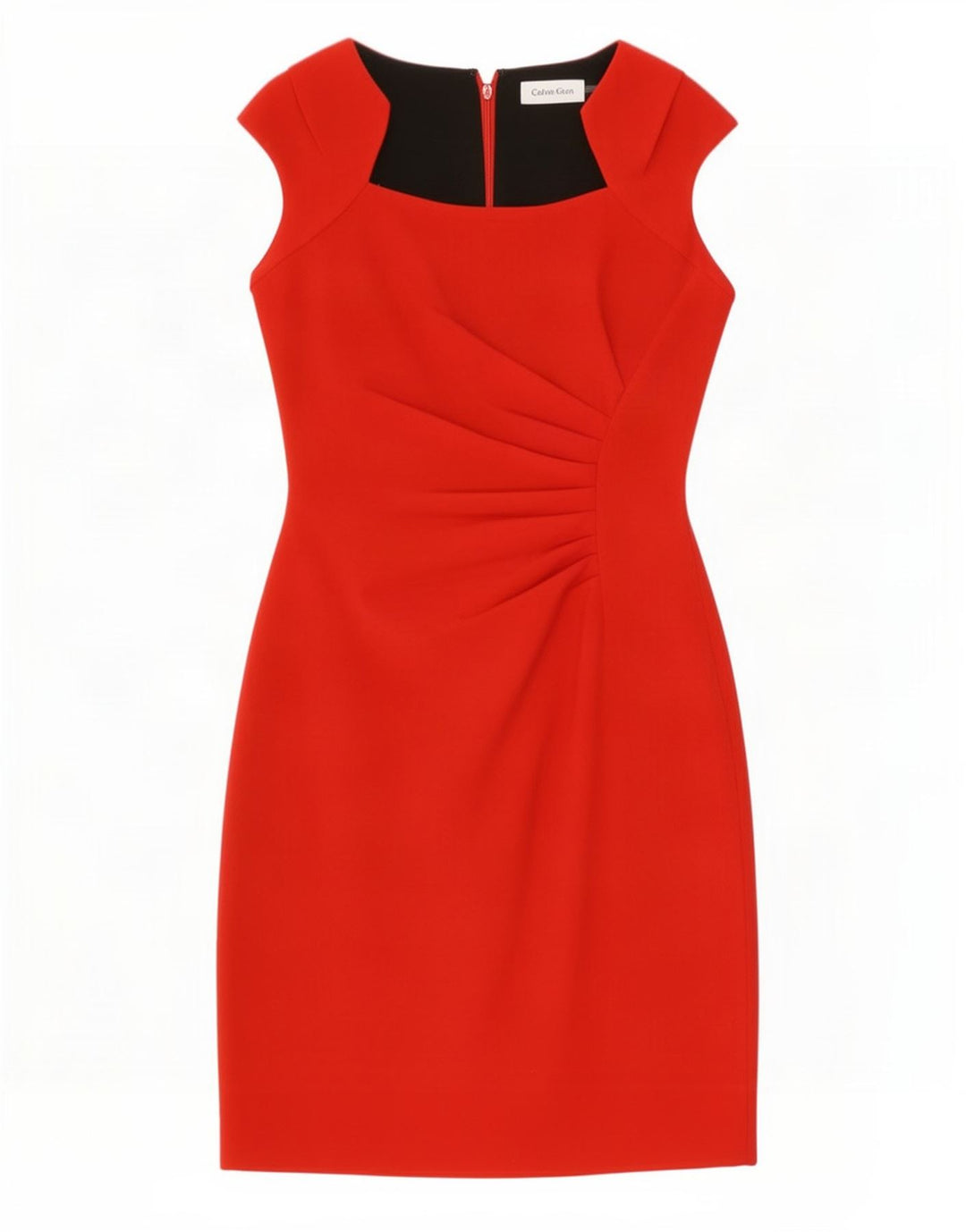 Rochie teacă pentru femei Calvin Klein Jeans UK 8 Poliester roșu mic