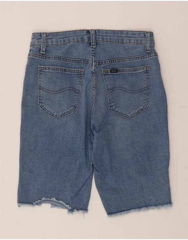Pantaloni scurți din blugi pentru femei Lee US 6 Medium W28 Bumbac albastru