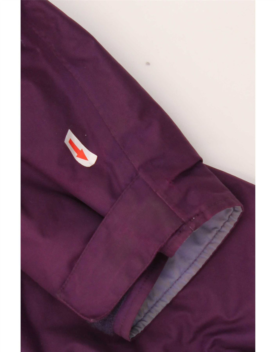 Jachetă de vânt pentru femei Berghaus cu glugă, UK 12, nailon violet mediu