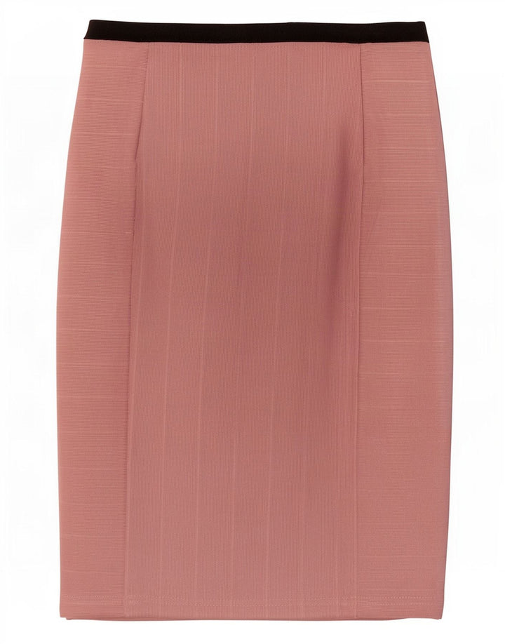 Fusta creion pentru femei ZARA W26 Mic roz Colorblock
