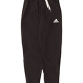 ADIDAS Mens Tracksuit Trousers Small Black Polyester