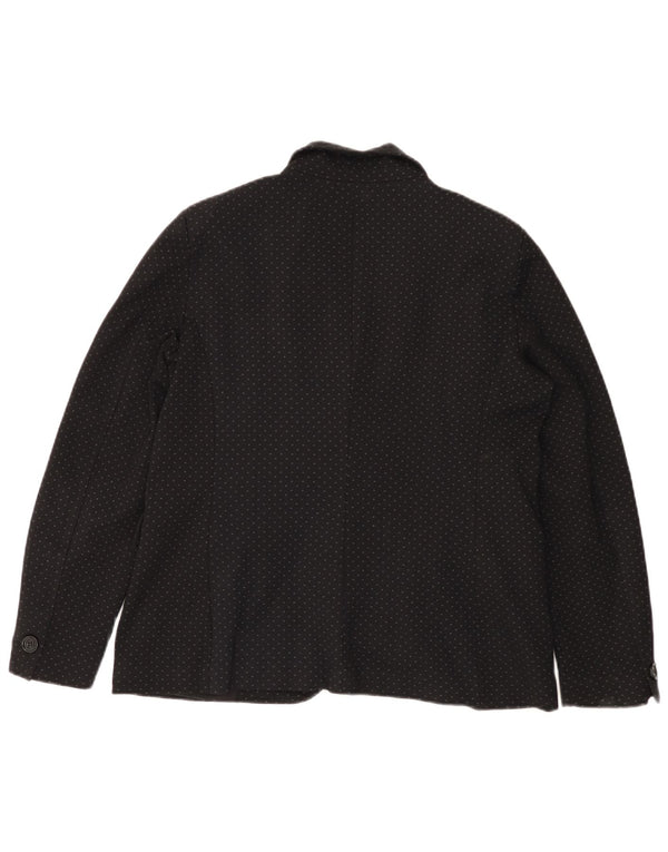 Jachetă pentru femei TRUSSARDI JEANS cu 1 nasture IT 44 Medium Black Spotted