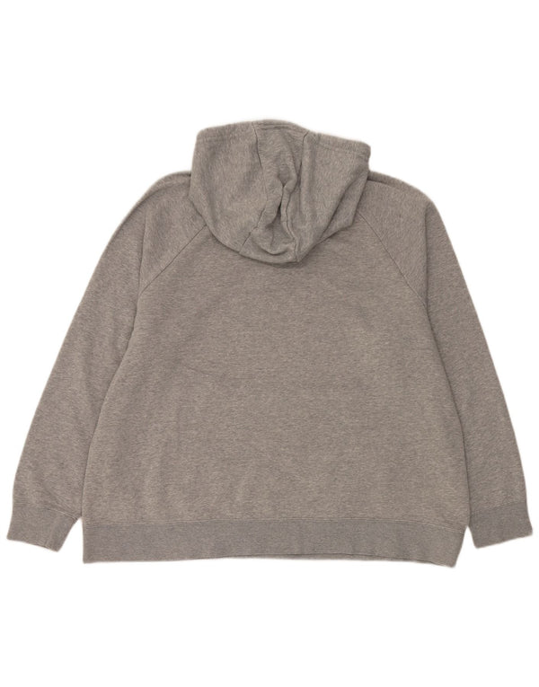 Pulover Nike pentru femei, cu formă relaxată, cu glugă, Marea Britanie 18 XL, sport din bumbac cu pete gri